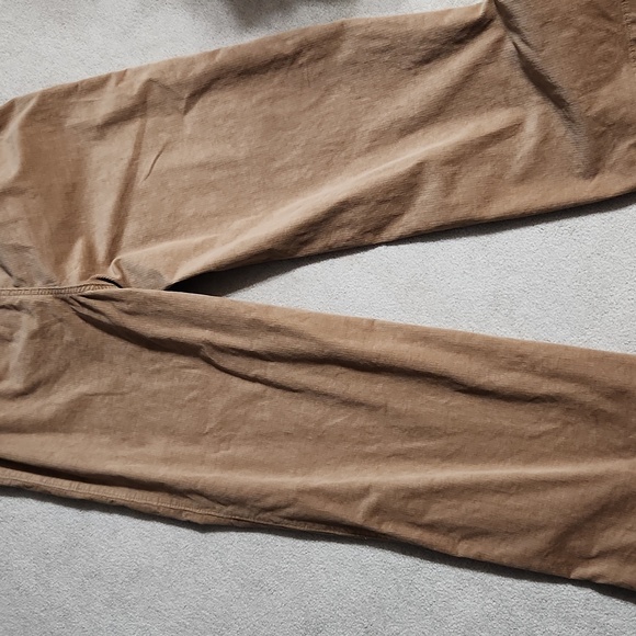 Loft Palmer Wide Leg Pants in Brushed Corduroy Cashew Crunch - 12 - Picture 10 of 10